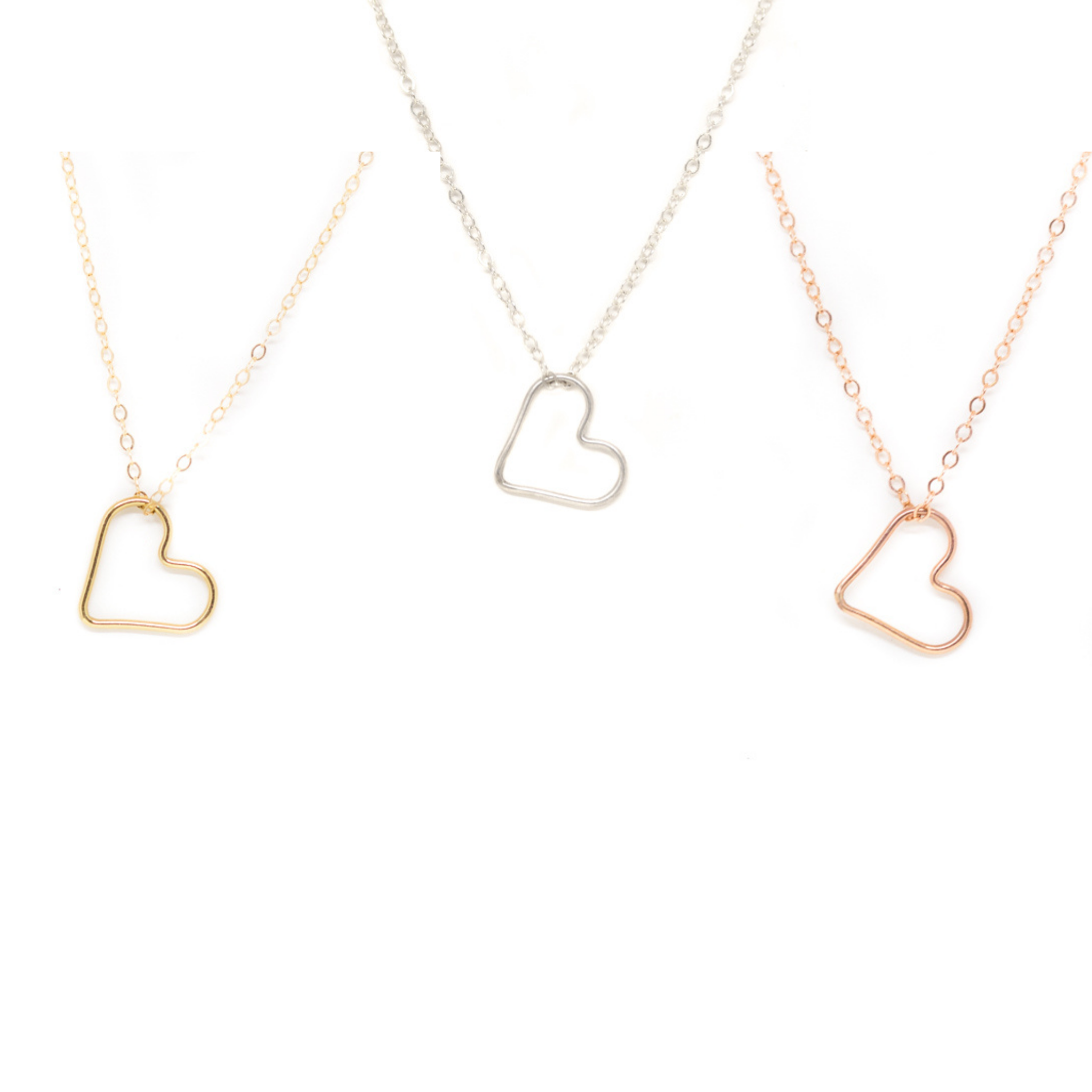 Floating 2025 heart charm