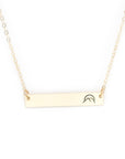 gold nameplate necklace