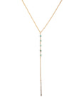 Gemstone Drop Necklace