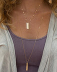 Gold Bar Necklace