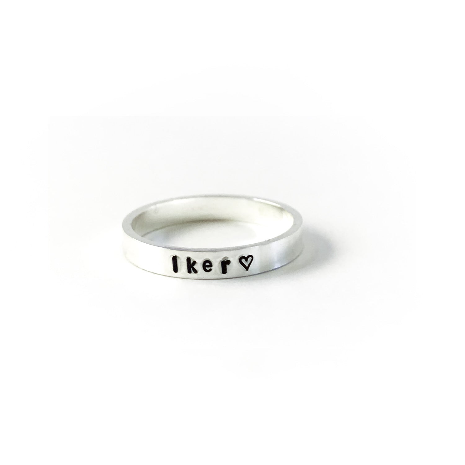 Hand Stamped Ring (3mm)