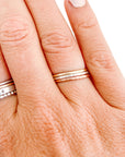 Hammered Stacking Ring