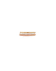 Line Hammered Stacking Ring