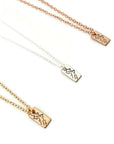Mountain Tag Necklace
