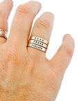 Hand Stamped Ring (3mm)