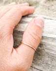 Hammered Stacking Ring
