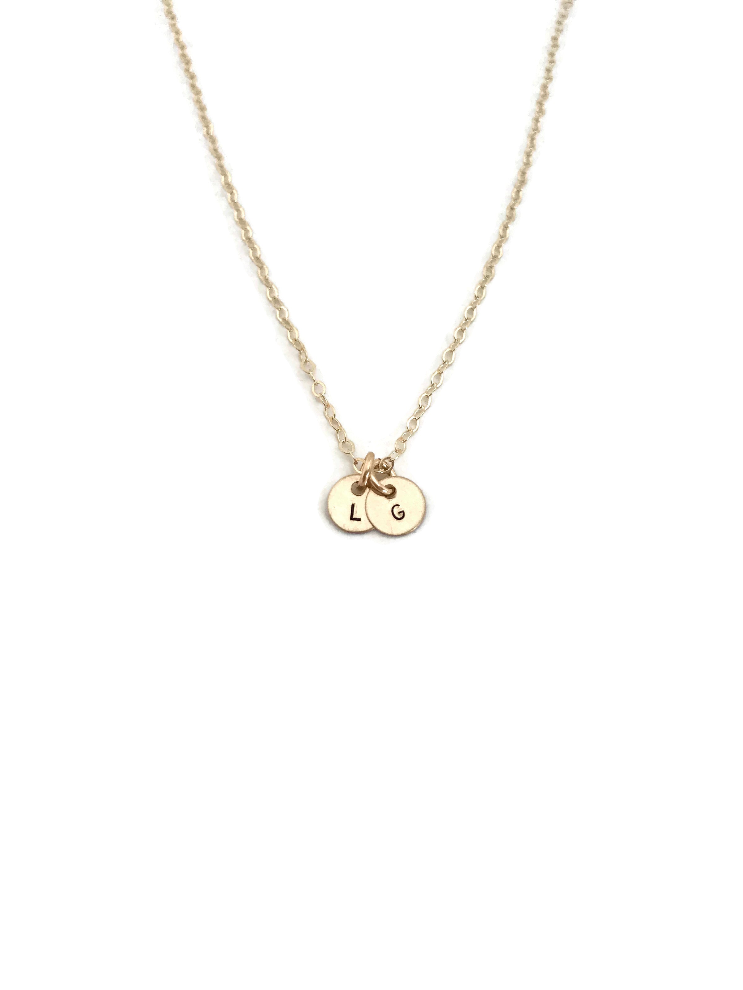 Gold Initial necklace