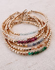 **NEW** Gold Gemstone Bracelet