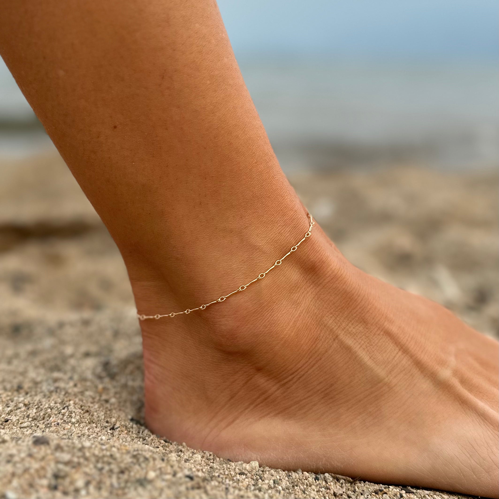 Dapped Chain Anklet