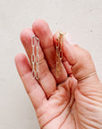 3mm Paperclip Chain Earrings