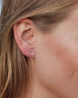 Heart Stud Earrings