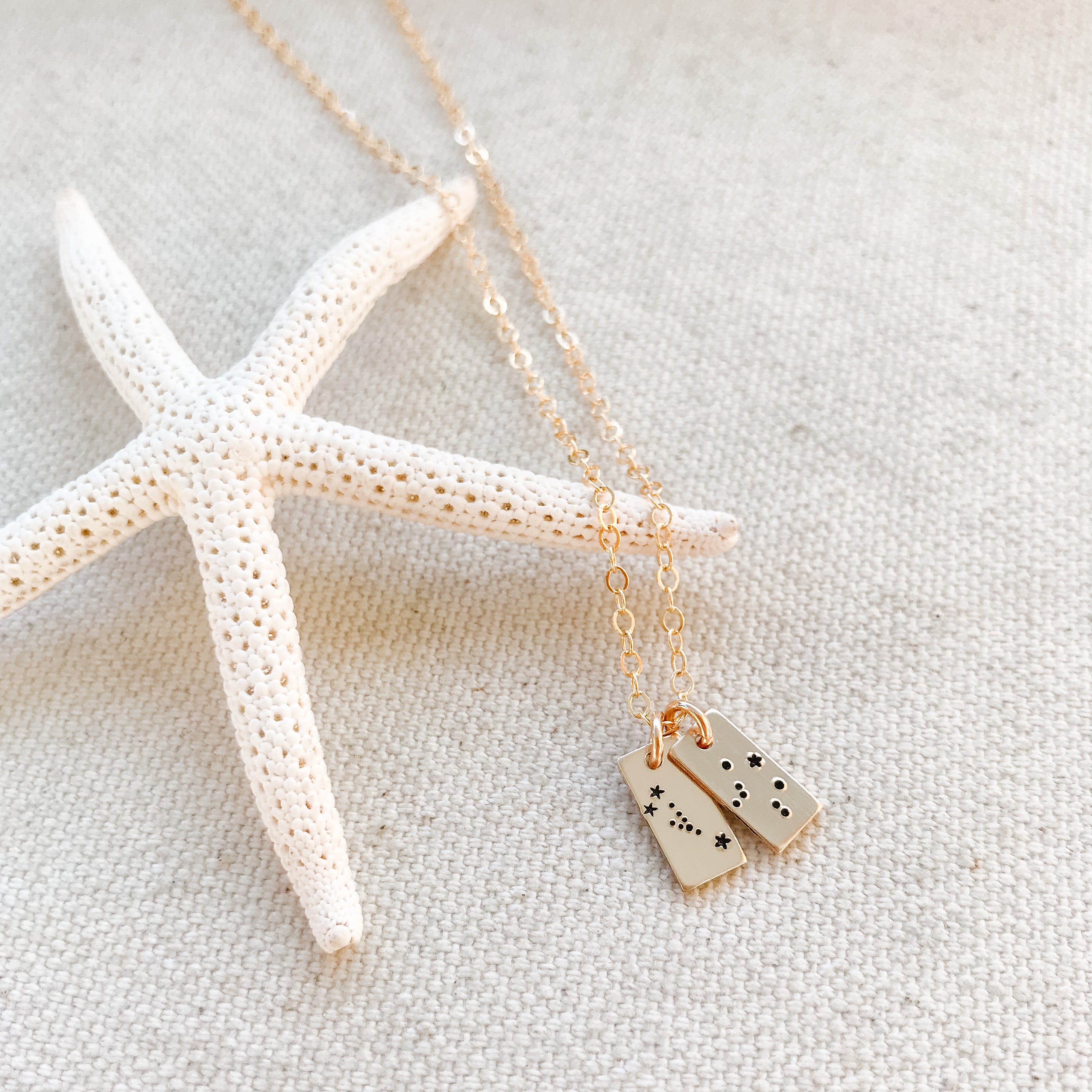 Constellation Tag Necklace